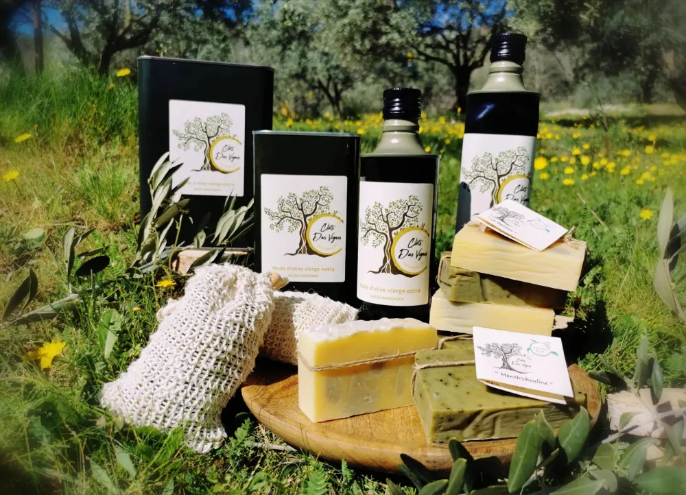 produit à base d'huile d'olive à Ansignan