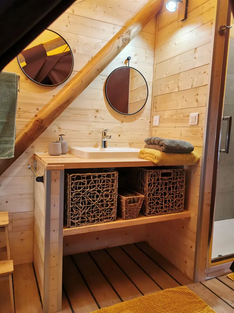Le lodge cocooning (5) : salle de bain