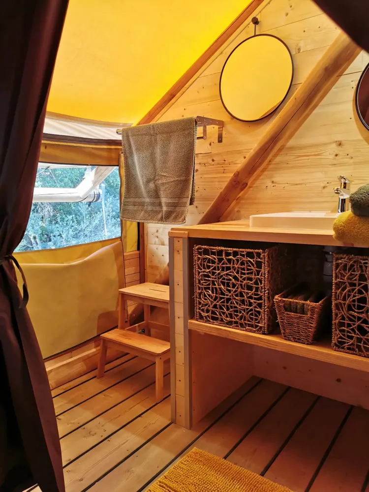 Le lodge cocooning (1) : salle de bain